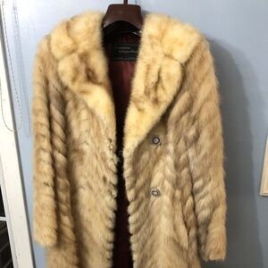 Mink fur coat